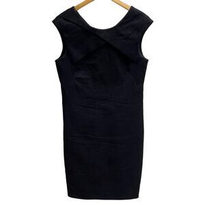 Helmut Lang Sleeveless Sheath Dress Black size 8